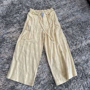 Free people wide legged pants